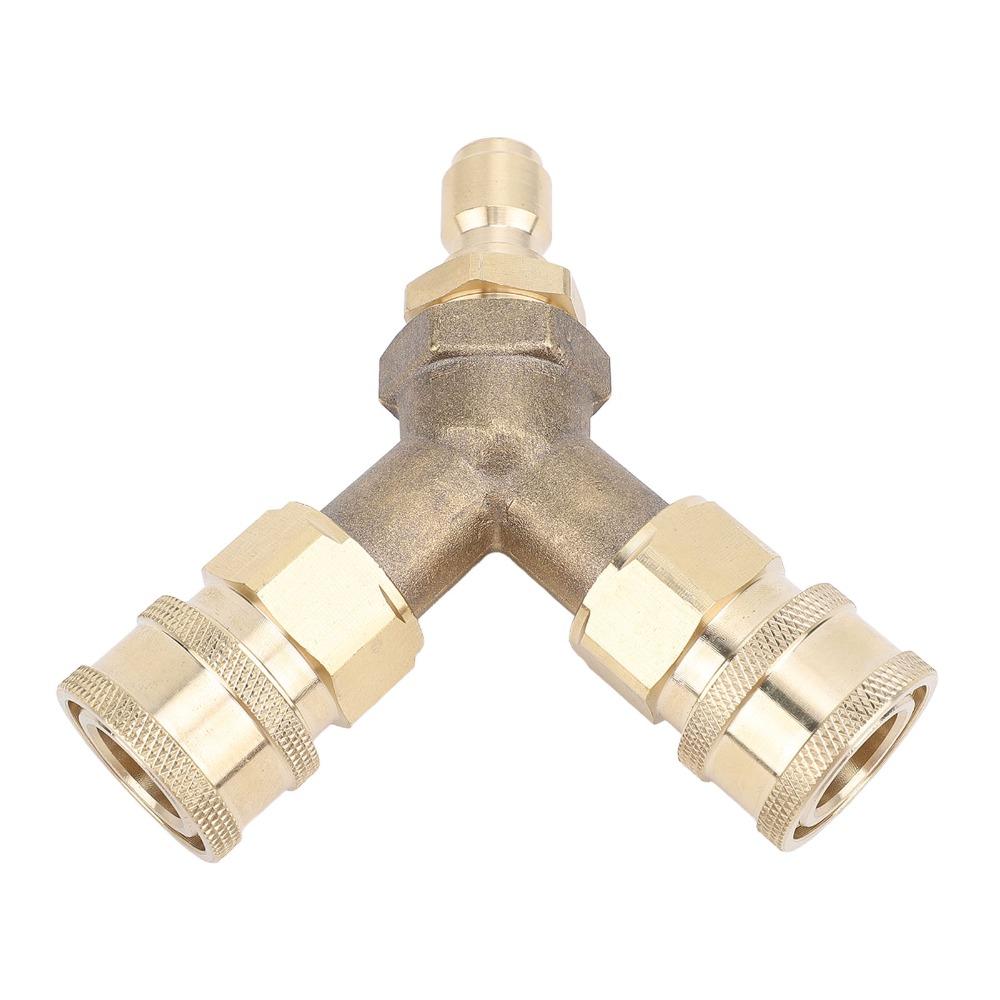 Three Way Tee Pressure Washer Tee Heavy Duty Washer Tee Fitting Water Line Accessory Use