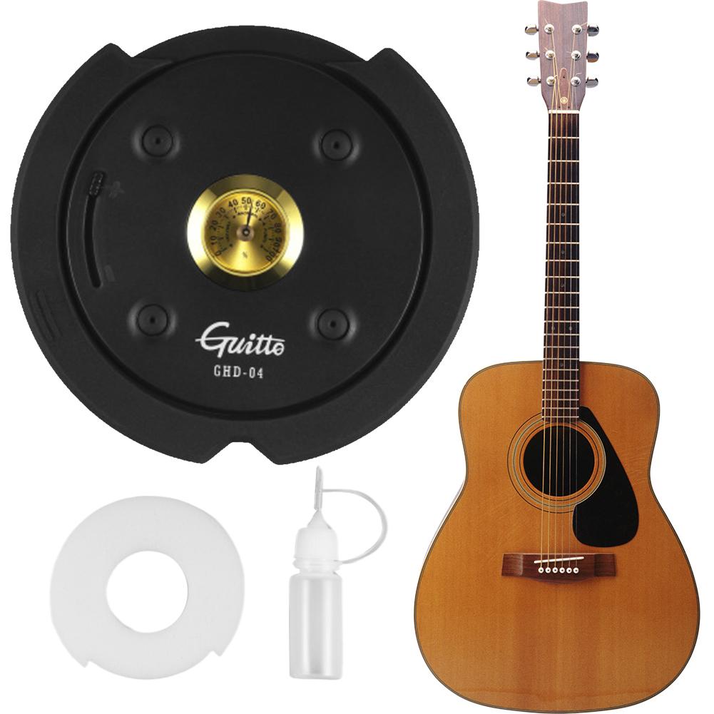 Guitar Humidifier Acoustic Soundhole Cover with Hygrometer Folk Guitar Humidifier Guitar Sound Hole Cover Guitar Accessories