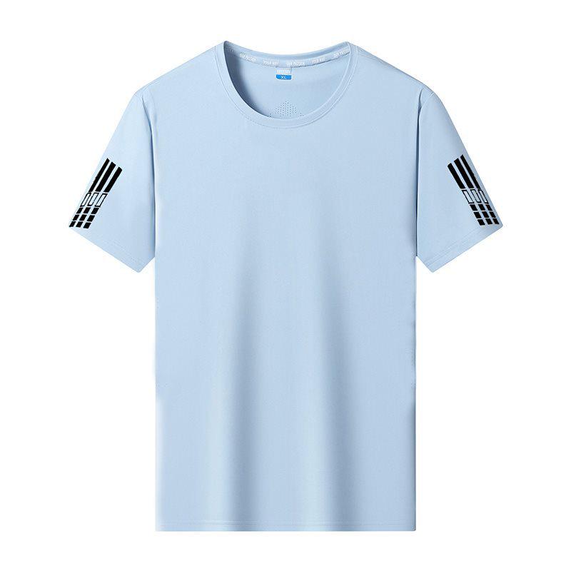 

Men s Summer Quick-Dry Ice Silk Short Sleeve T-Shirt, Round Neck, Loose Fit, Unisex Style, 2026 Collection. 6XL