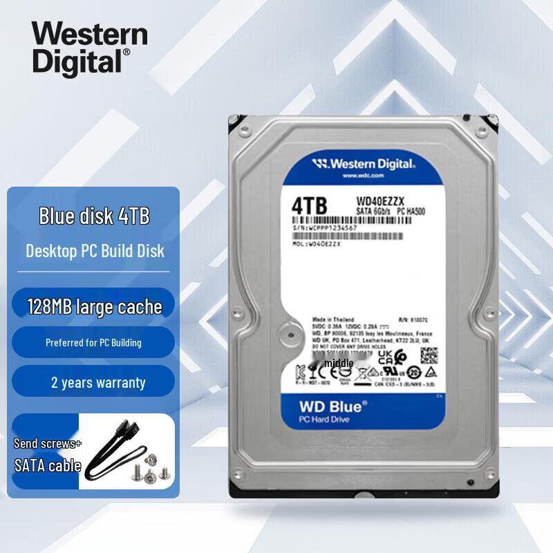 

WD Blue 4TB Desktop Hard Drive