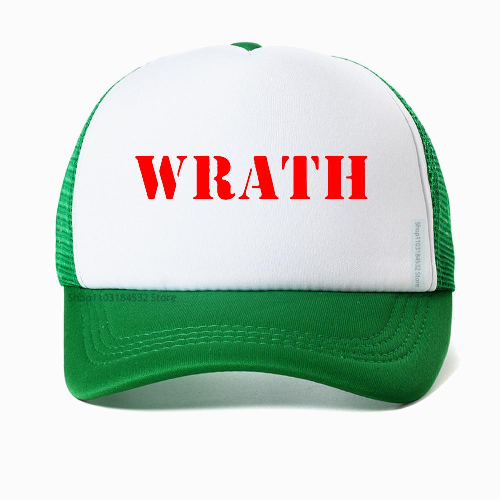 Limited Wrath Natural Selection Logo Design Graphic Baseball Cap Summer Fashion Streetwear Hipster Style Hat Mesh Trucker Hats