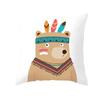 Funny Cute Animal Cushion Cover Cartoon Creative African Tribe Fox Pillow Case For Sofa Home Textile Pillow Covers Pillowcase