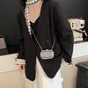 Acrylic box shoulder bag 2025 new fashion transparent jelly bag ins women's chain crossbody bag