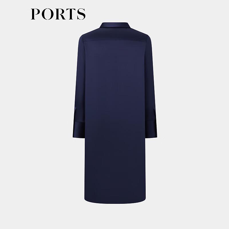 PORTS Women's Belted Long Sleeve Midi Dress