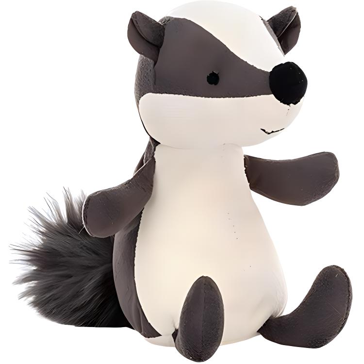 

JELLYCAT Серия «Лесные животные» Судета Барсук Кукла-компаньон Плюшевая кукла Высота 13 см