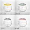 Transparent Storage Box Stool Multipurpose Children Storage Bench Plastic Round Stool  Living Room