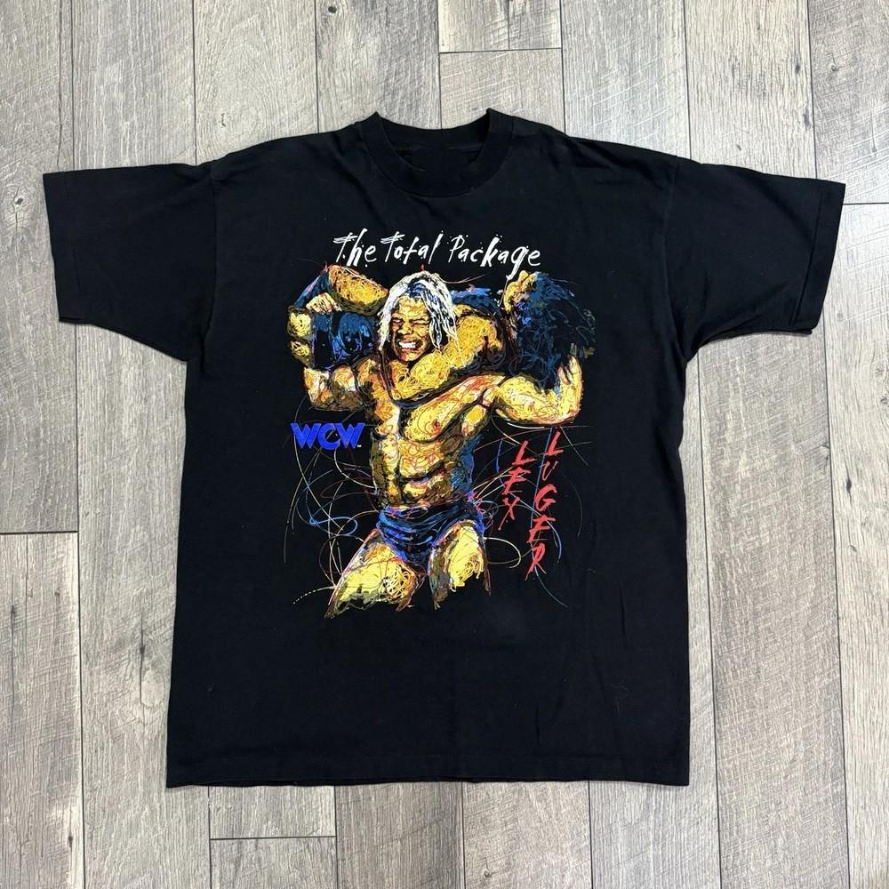 

Vintage 90s Wrestling Total Package Graphic T-Shirt RARE Mens XXL Unisex T-Shirt XXXXL