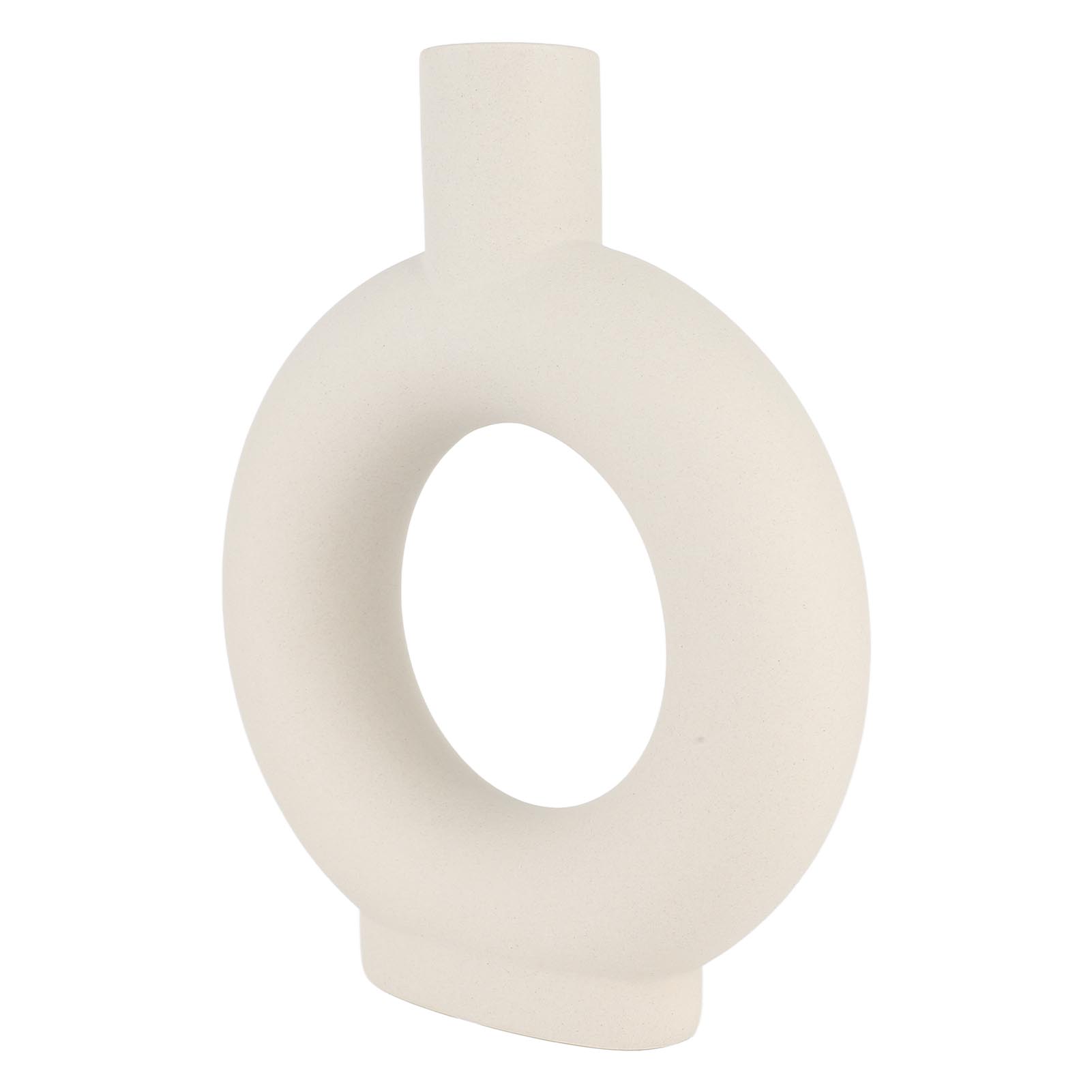 

Круглая керамическая ваза, круглая полая ваза для цветов, современная матовая ваза, украшение для гостиной, спальни