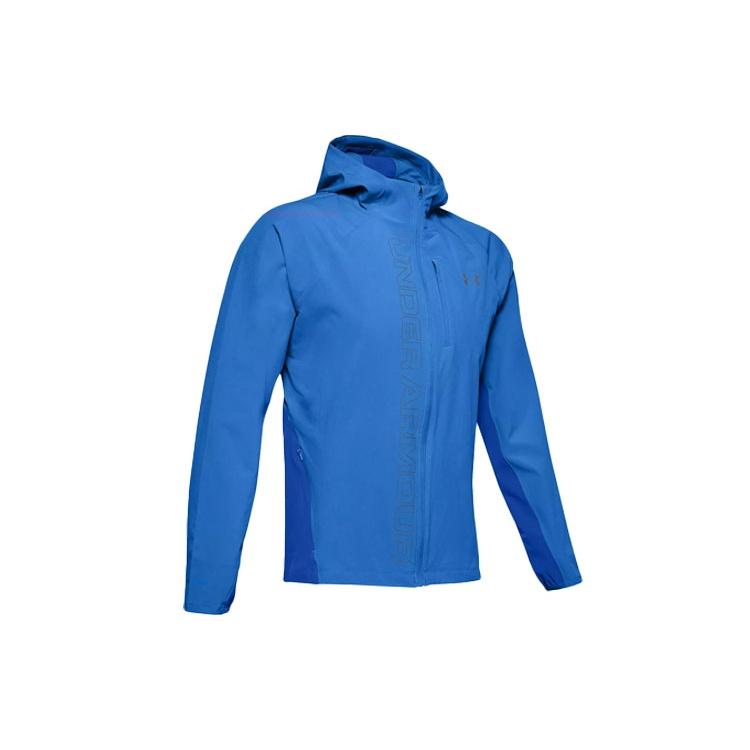 Men s Under Armour Qualifier Running Sports Jacket Blue 1350173-464 M