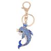 [CALLARON] Dolphin Keychain, Cute Dolphin Pendant with Rhinestones, Sparkling, Creative Key or Bag Charm, Perfect Gift for Anniversaries and Birthdays