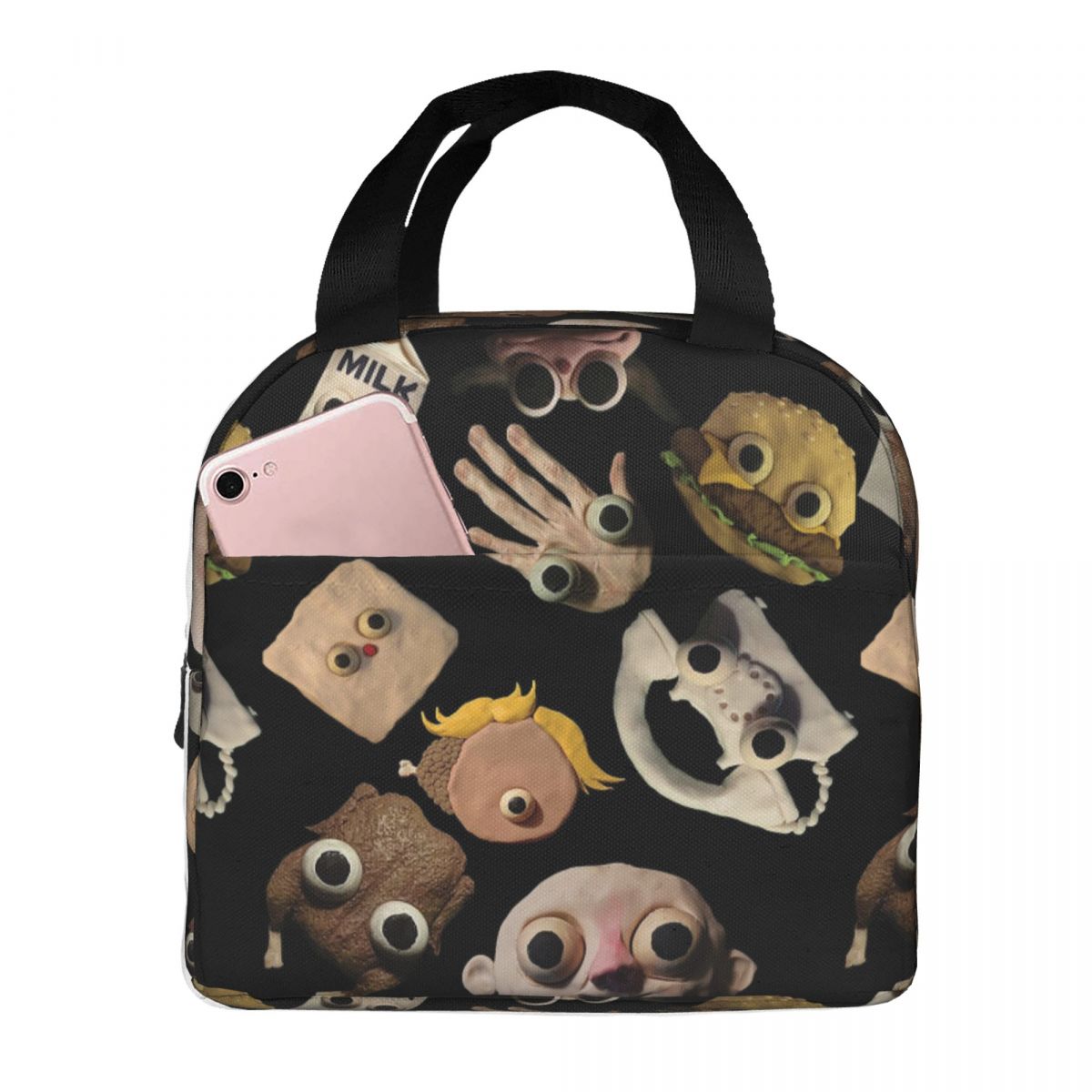 Jack Stauber Mix Insulated Lunch Bag for Women Office Cooler Thermal Food Box Tote Portable Lunch Boxes Container One Size