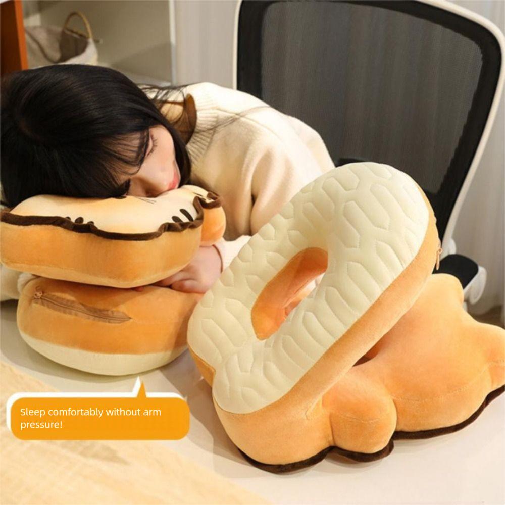

Double-sided Capybara Office Nap Pillow Plush&Ice Silk Dog Waist Pillow Men Women Capybara