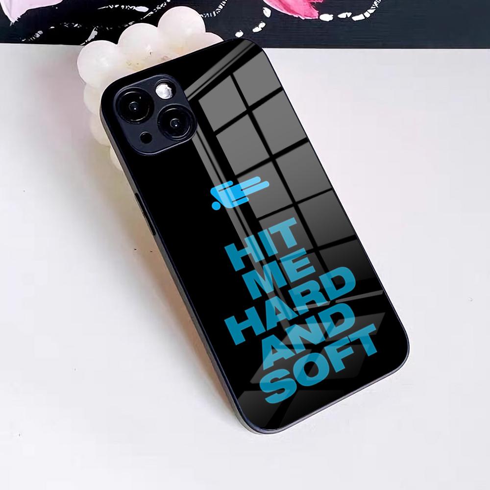 It Me Hard And Soft B-Billie Phone Case For IPhone 17 Pro Max 16 15 14 Pro Max 13 11 X Xs Xr 8 7Plus Glass Cover