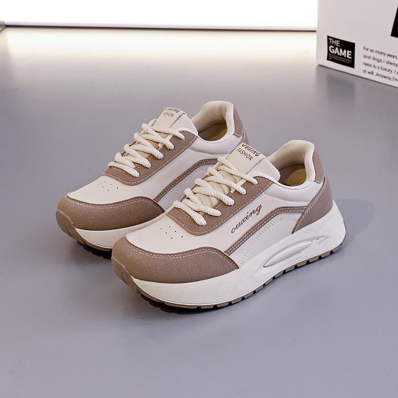 2025 spring little white shoes new Korean version ins female students platform heightening sports board shoes casual street shot G6809