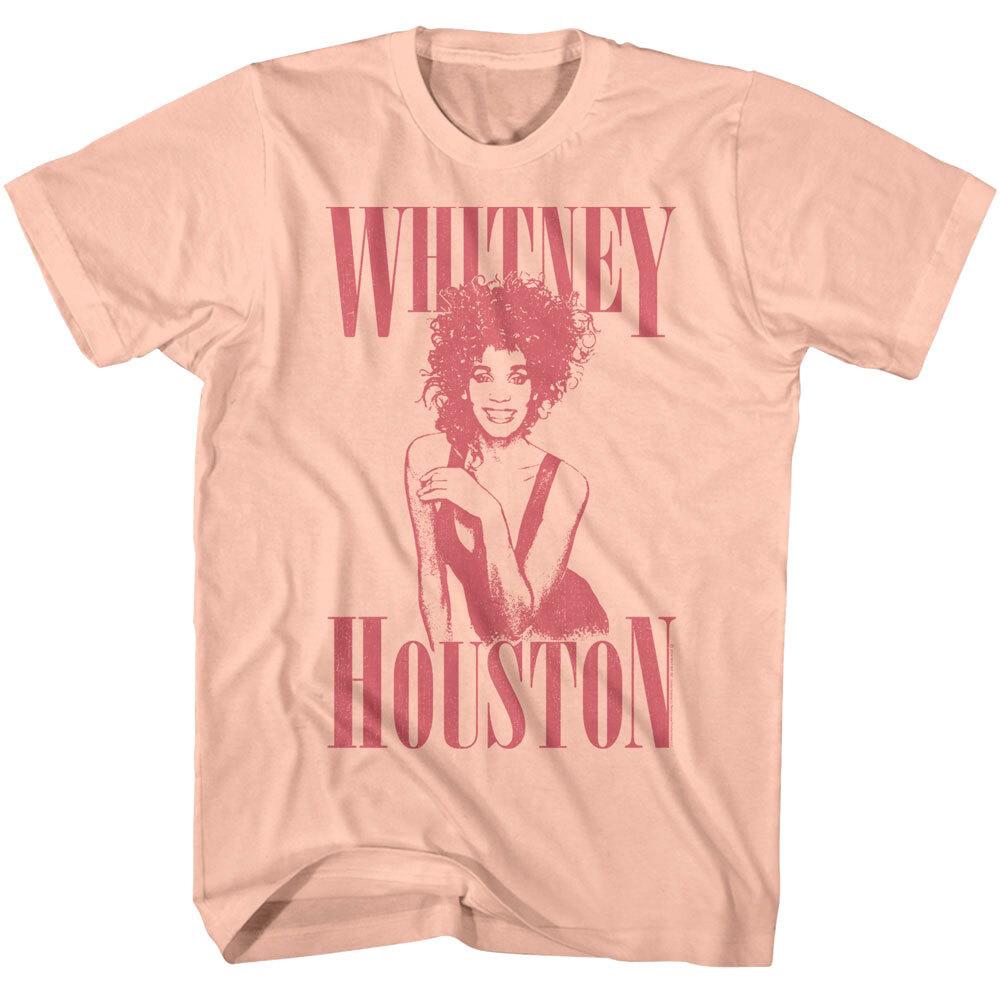 Whitney Houston Just Peachy Men T Shirt S