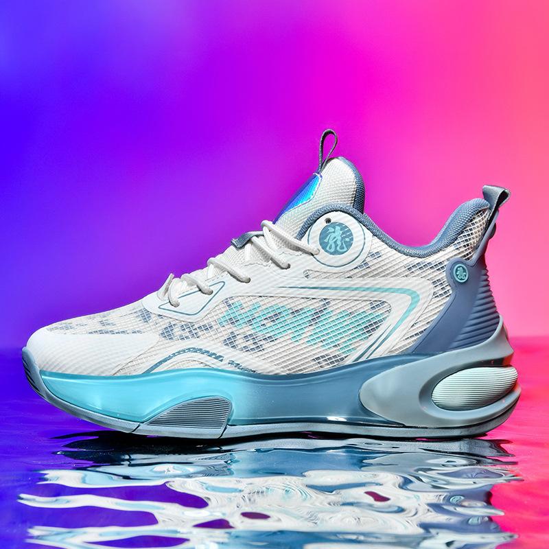 Basketball shoes spring and summer new non-slip, wear-resistant and shock-absorbing low-top actual combat professional sports shoes male students ceme