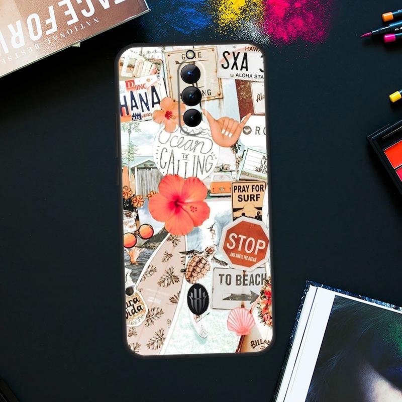 Summer Beach Collage Case For ZTE Nubia Red Magic 9 8 8S Pro Plus RedMagic 6S 7S Pro 6 7 Pro 5S 6R 5G Back Cover