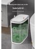 2024 Large Capacity Wall-Mounted Trash Can with Lid for Bathroom, Kitchen, and Living Room