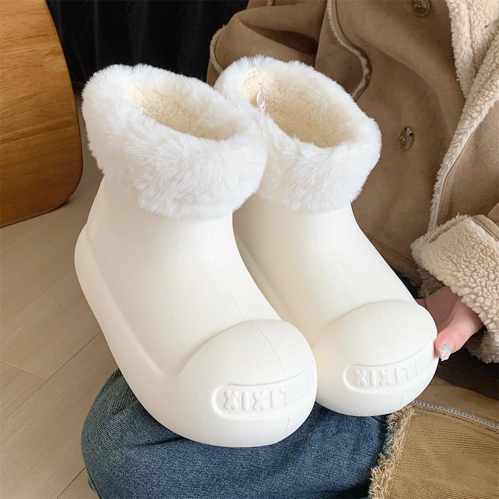 

Fashion Colorful EVA Platform Ugg Ankle Winter Boots for Women Thicken Fur Snow Boots 2025 New Cotton Soft Leisure Uggs Original Woman Waterproof Shoe 36