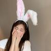 Cartoon Fashion Lolita Rabbit Ear Headdress Hairband Girl Headband Plush Hair Hoop Headwear