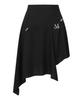 Mucent Nuage Shirred Asymmetrical Skirt