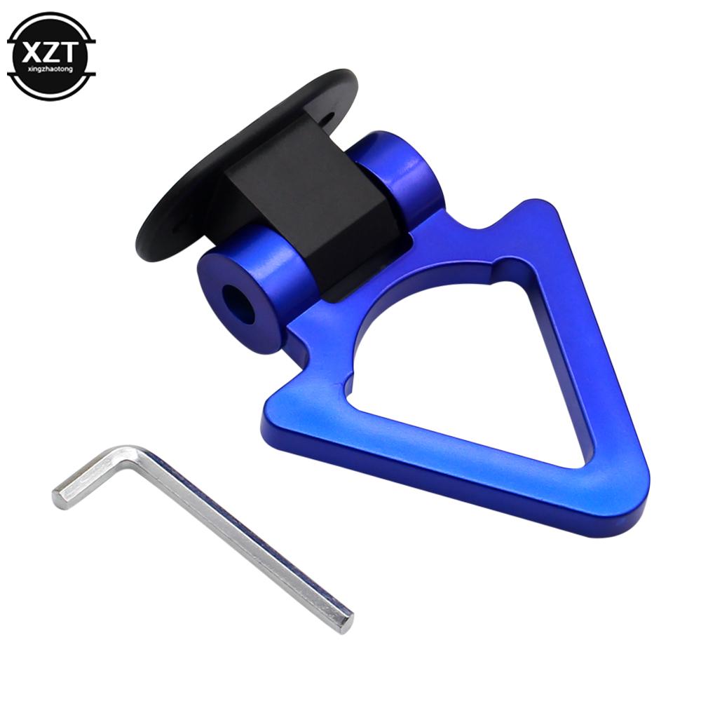 

Universal ABS Bumper Car Sticker Adorn Car Simulation Tralier Tow Hook Kit car tow strap/tow ropes/Hook/Towing Bars синий