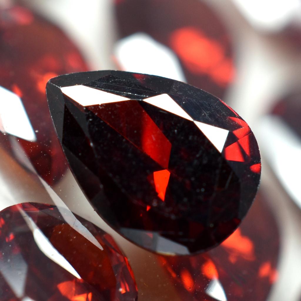 Natural CERTIFIED 6 Pcs Sapphire Orange Pear Cut Loose Gemstone 7x5 Mm Lot Aq-3636