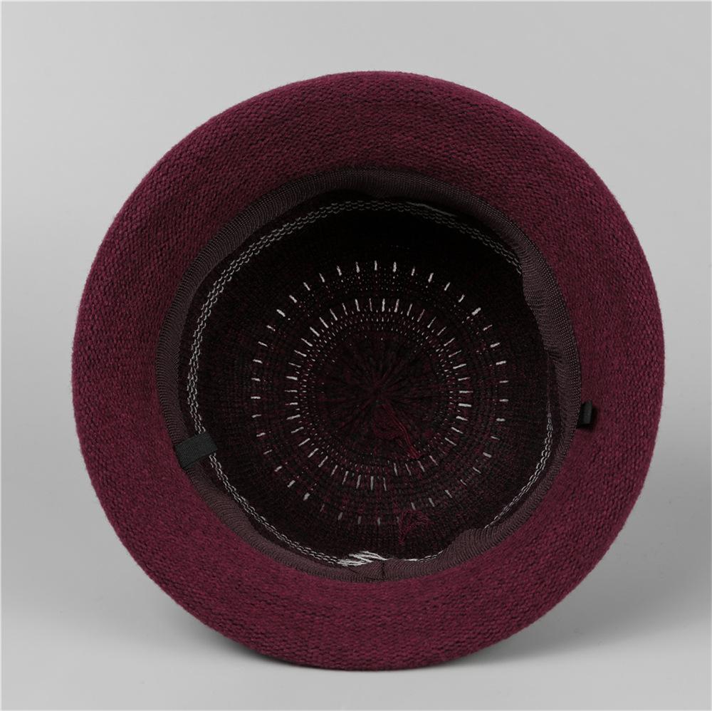 Hat Lady Winter Basin Hat Mom Knitted Hat Old Man Grandma Bucket Hat Autumn Old Woman Hat