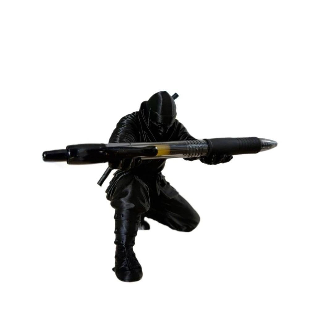 Exquisite Funny Ninja Ornaments Decorations Creative 3D Printing Warrior Ornaments Multi-functional Desktop Accessory Office