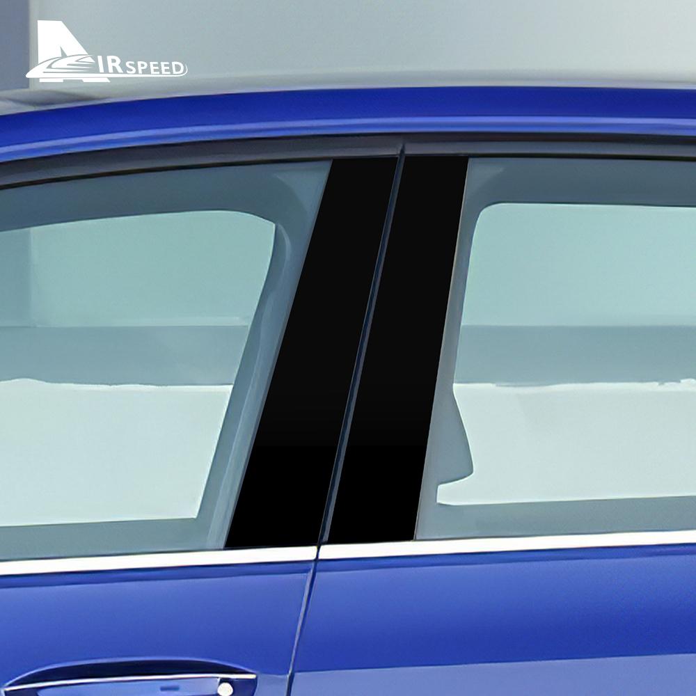 Copertura Pilastro B in Fibra di Carbonio Adesivo Decorativo Montante Finestrino Auto per Volkswagen VW Golf 6 7 8 MK6 MK7 MK8 2010-2025 Accessori