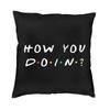 Luxury Friends Classic Tv Show Throw Pillow Case Home Decorative Custom Square Cushion Cover 45X45 Pillowcover For Sofa