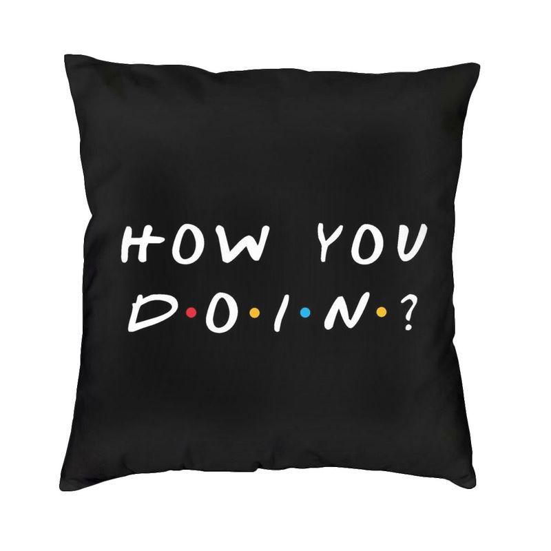 Luxury Friends Classic Tv Show Throw Pillow Case Home Decorative Custom Square Cushion Cover 45X45 Pillowcover For Sofa