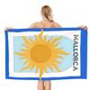 Mallorca Island Style Beach Towel Warm Gift Choice Soft Skin Friendly for Beach Vacation Fans Family Summer Travel