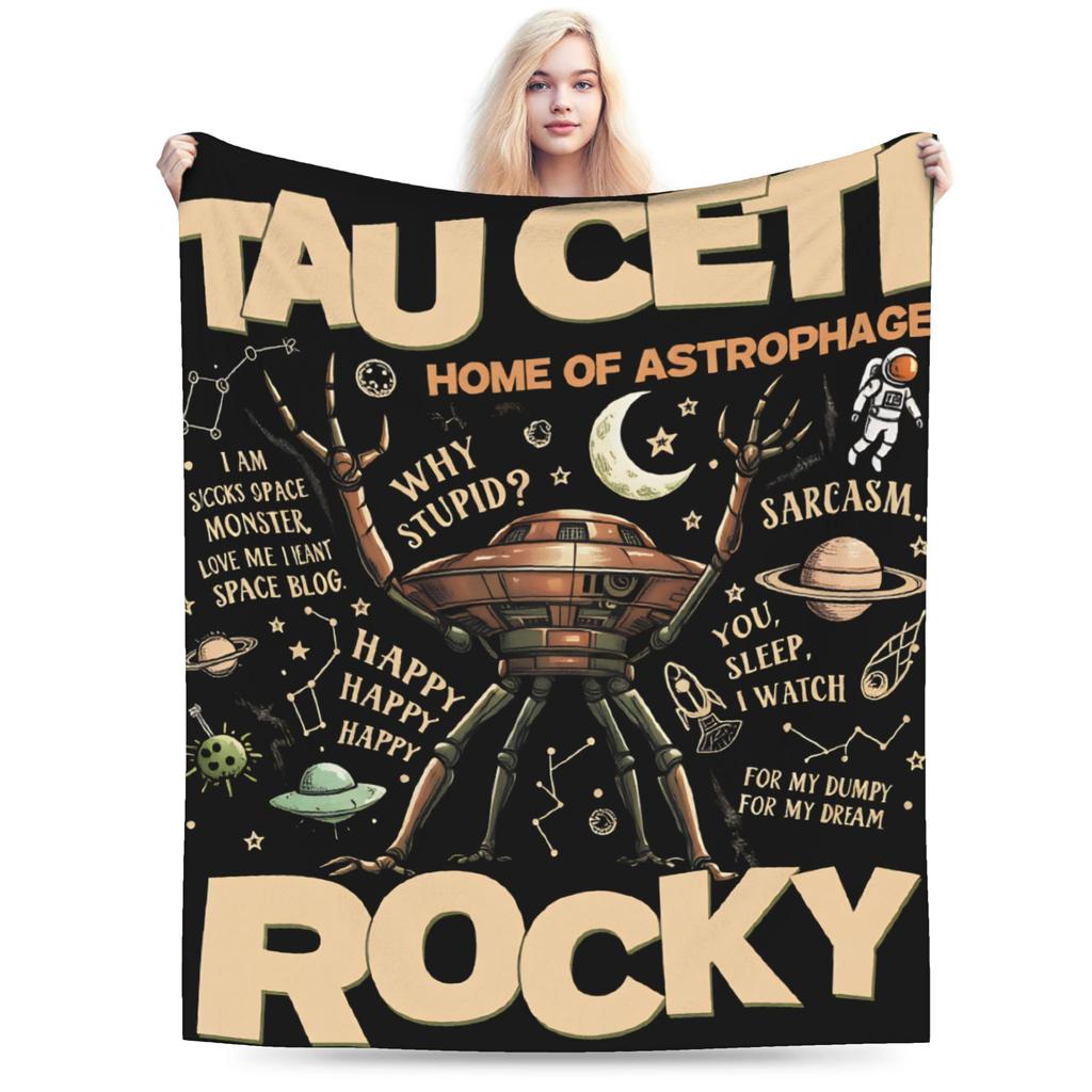 Soft Cozy Blanket Plane Travel Project Hail Mary 2026 Bedding Throws Print Bedspread For Living Room