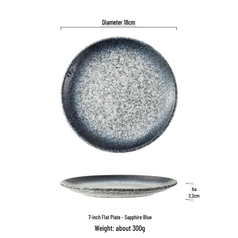 12-inch Japanese Style Round Dinner and Salad Plate