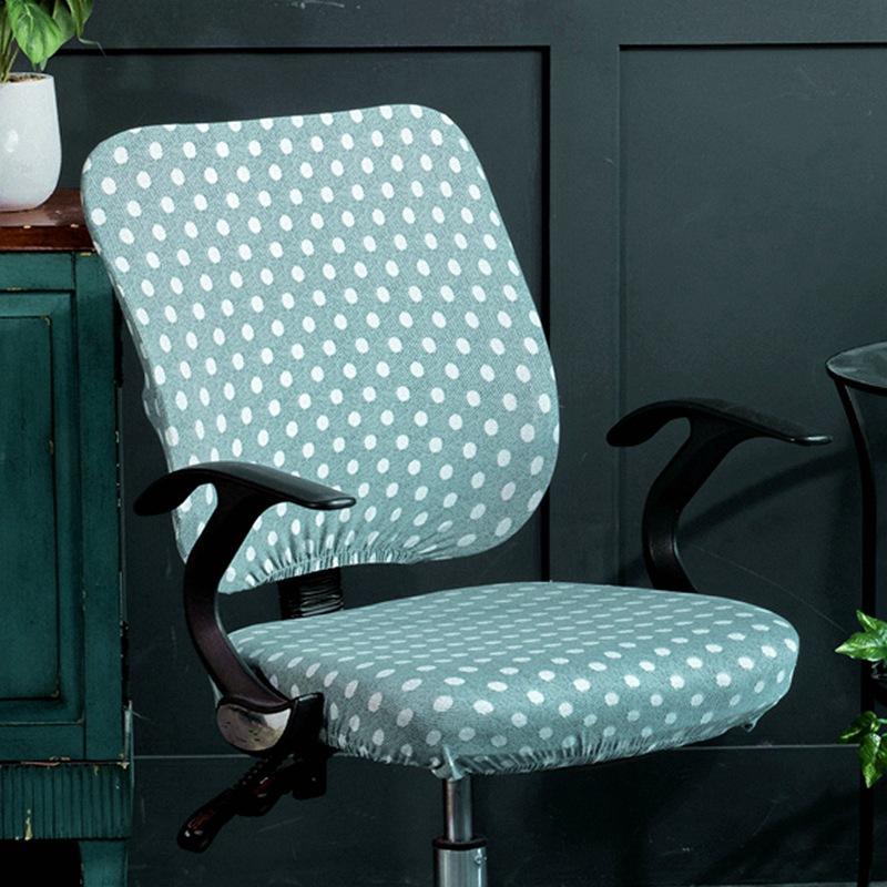 Elastic Split Chair Cover, Computer Swivel Chair Cover, Chair Cover, Office Chair Cover, Seat Cushion Cover - Printed Model