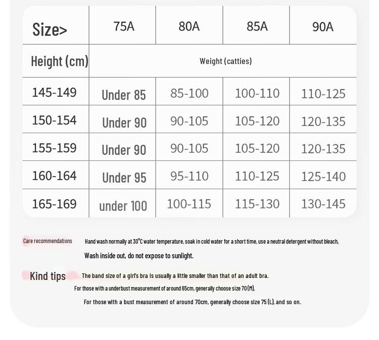 Yingbolun Tonårsflickors Anti-Stöts Camisole-BH