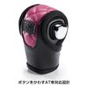 DAD Garson D.A.D Leather Shift Knob Cover Quilting [Pink] General Purpose Type For Automatic Cars GARSON Black × Pink