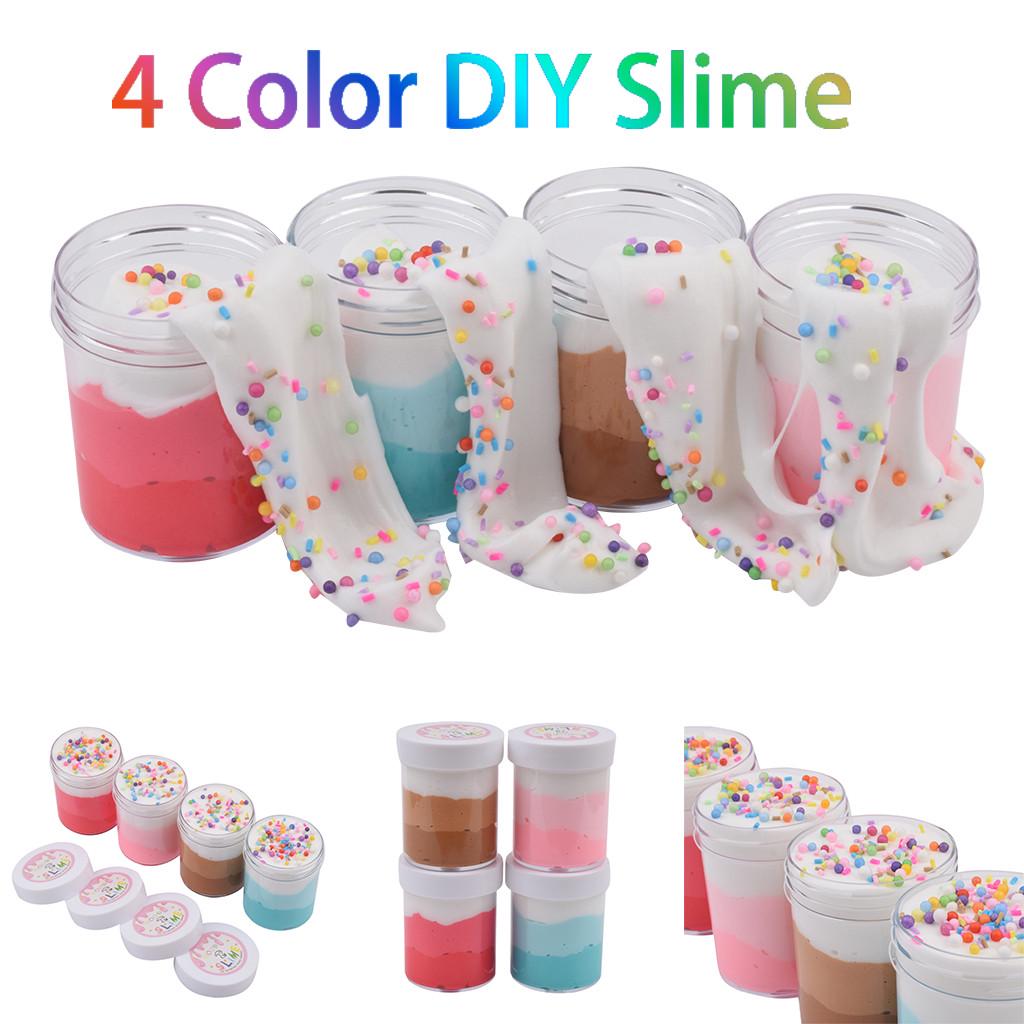 Buy 120ML Scented Putty Cotton Candy Fluffy Cloud Slime Supplies Stress ...