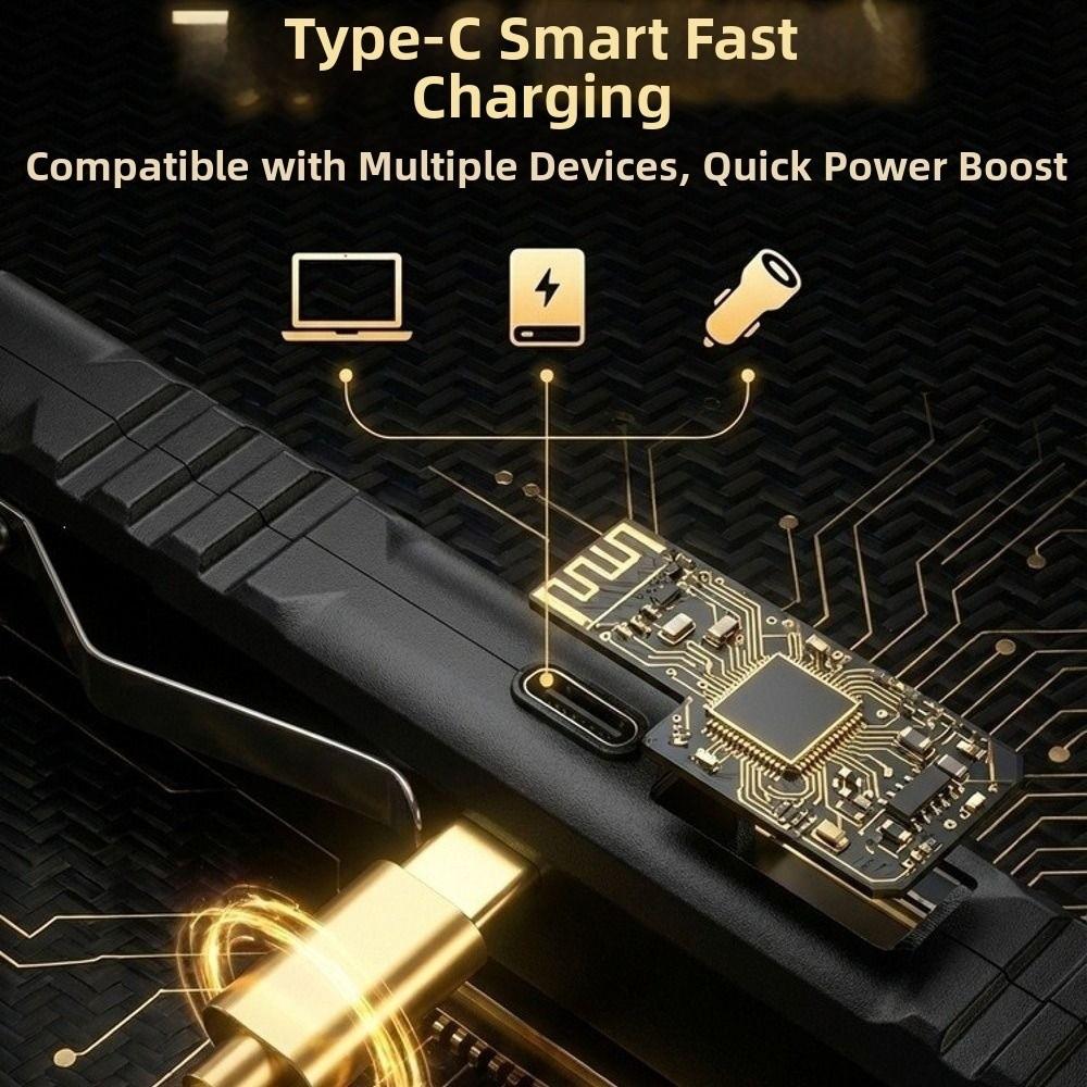 Mini COB Flashlight Pen Clip Design Work Light Portable Flat Light  Outdoor Lighting