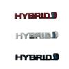 Umweltfreundlicher Aufkleber für Toyota Hybrid Kühlergrill Emblem