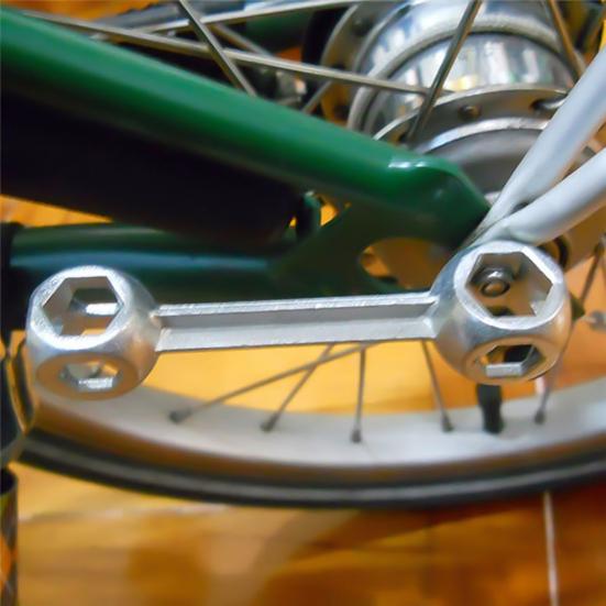 1/2/3/4/5Pcs 10-In-1 Multi-function Bicycle Wrench 6-15MM Bone Shape Hexagon Holes Torque Wrench Cycling Bike Repair Spanner Tool