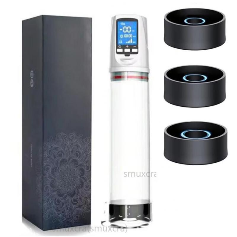 Automatic Electric Vacuum Pump Thicken Penis Enlargement Enhancer Penis Sucker Sex Toys for Male Masturbate Pressure Training 18