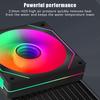 12Cm Argb 4 Pin Computer Case Fan Quiet Cooling 12V Large Air Volume 800-1600Rpm For Desktop Gaming Pc Build