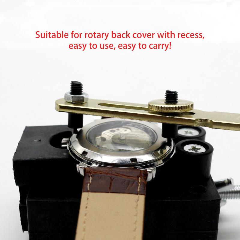 Watch Adjustable Opener Watch Maintenance Props Back Case Press Closer Remover Repair Watchmaker Tool