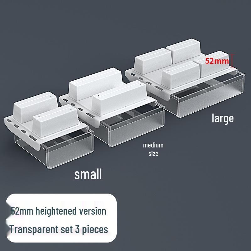 Invisible Under-Desk Storage Drawer for Office Workstation