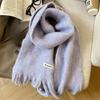 Soft Cashmere Scarf Solid Color Shawl Wrap New Winter Wool Scarf  Women