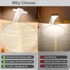 Reading Light, USB Rechargeable Book Light for Reading At Night In Bed,LED Clip On Portable Bookmark Light for Reading In Bed