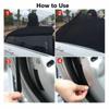 2pcs Universal Sun Shades Front Rear Side Seat Car Window Socks Baby Kids Protection Sunshade Curtain Sun Visor Shade Mesh