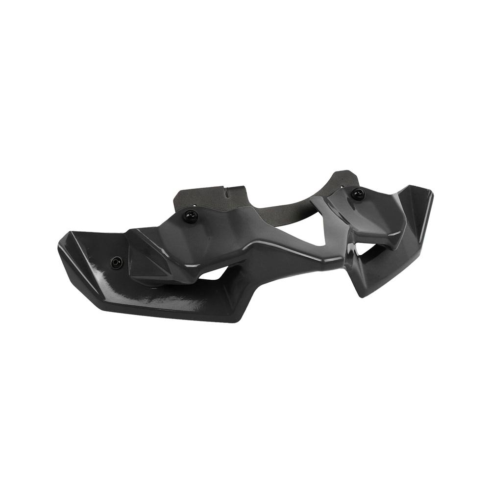1x Gloss Black Front Spoiler Fairings Wind Deflector For Kawasaki Z900 2020-2024